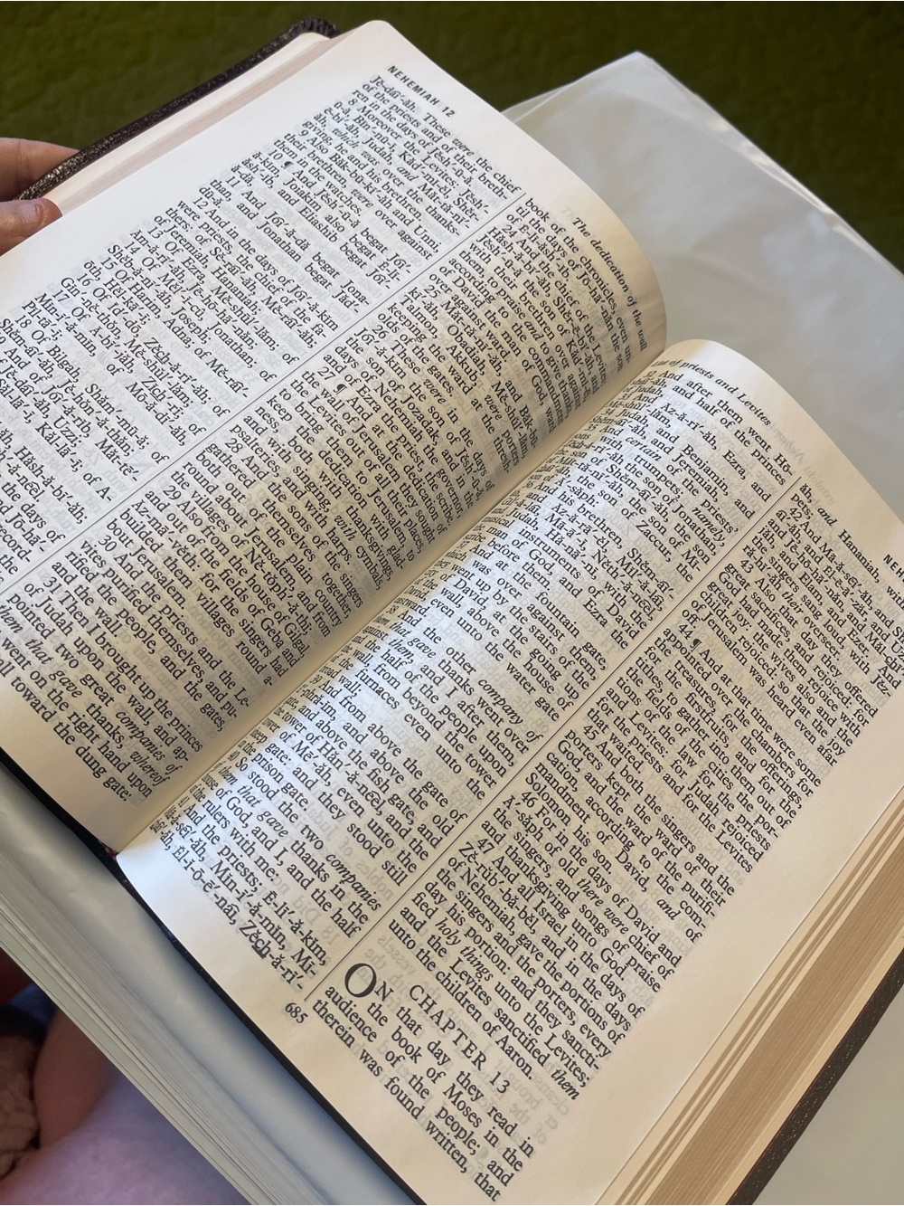 Holy BIble KJV Giant Print International Bible Association 1980 Leather - Picture 4 of 7